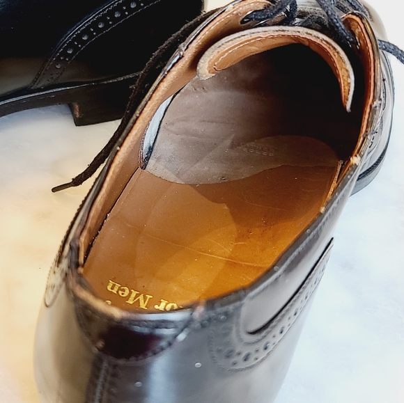 Vintage Men's Dack's Leather Dress Shoes sz 8.5 - Picture 4 of 6